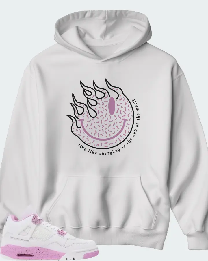 Air Jordan 4 Pink Oreo Matching Hoodie
