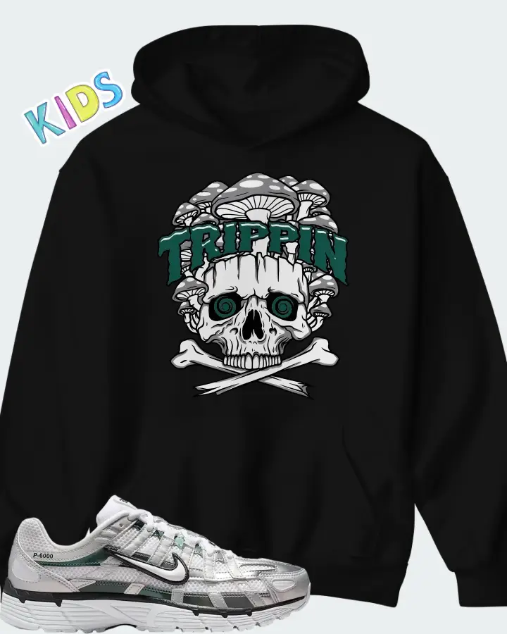 Nike P-6000 White Off White Matching Kid's Hoodie