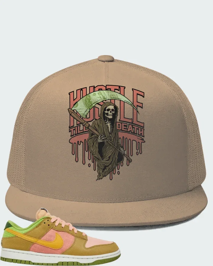 Nike Dunk Low Sun Club - Arctic Orange Sanded Gold Matching Hat
