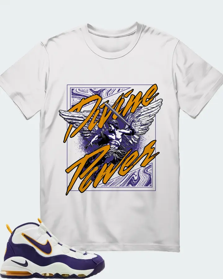 Nike Air Max Uptempo Lakers Matching T-Shirt
