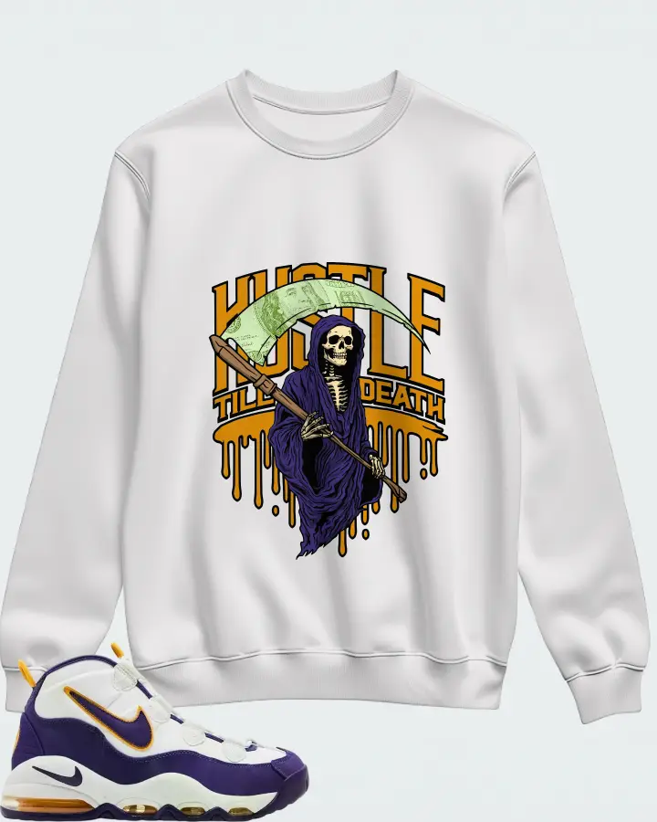 Nike Air Max Uptempo Lakers Matching Sweatshirt