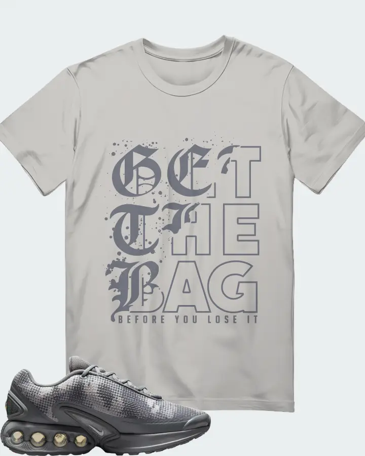 Nike Air Max Dn Cool Grey Metallic Silver Iron Grey Photon Dust Matching T-Shirt