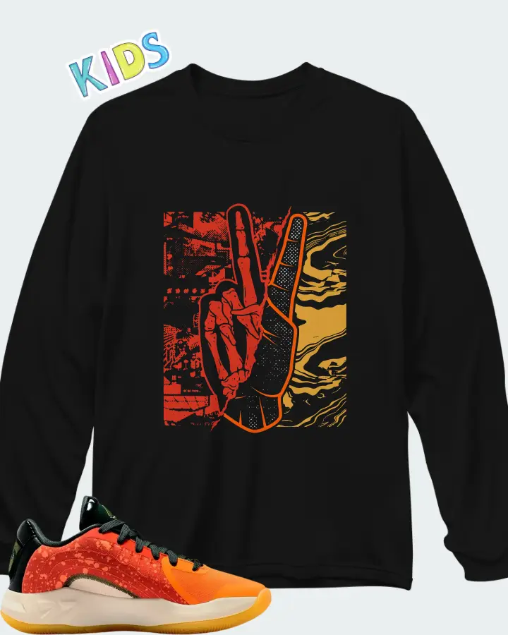Air Jordan Luka 4 Gone Camping Matching Kid's Long Sleeve T-Shirt