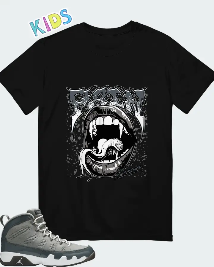 Air Jordan 9 Cool Grey Matching Kid's T-Shirt