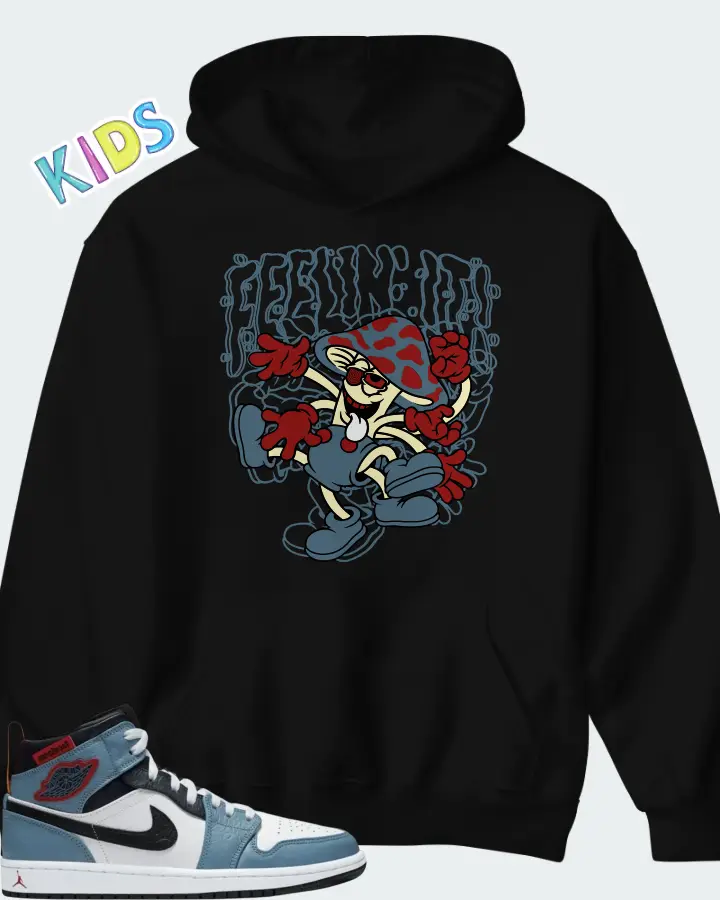 Jordan Facetasm x Air Jordan 1 Mid Fearless Matching Kid's Hoodie