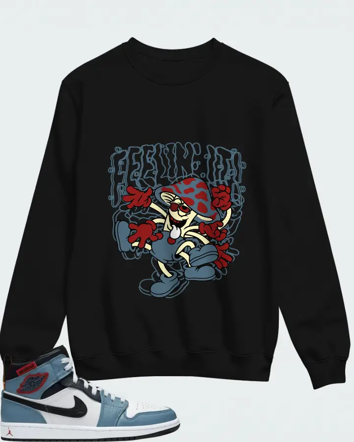 Jordan Facetasm x Air Jordan 1 Mid Fearless Matching Sweatshirt