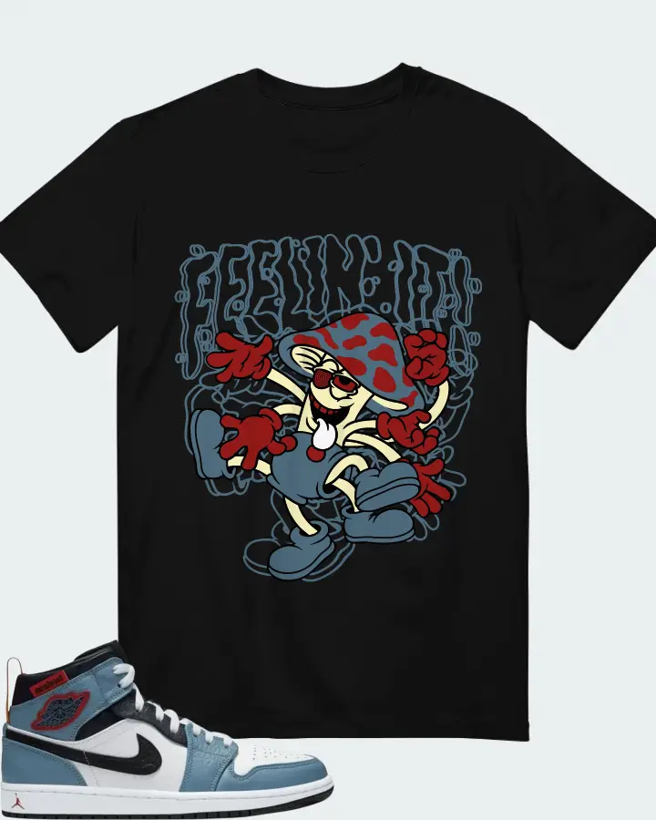 Jordan Facetasm x Air Jordan 1 Mid Fearless Matching T-Shirt