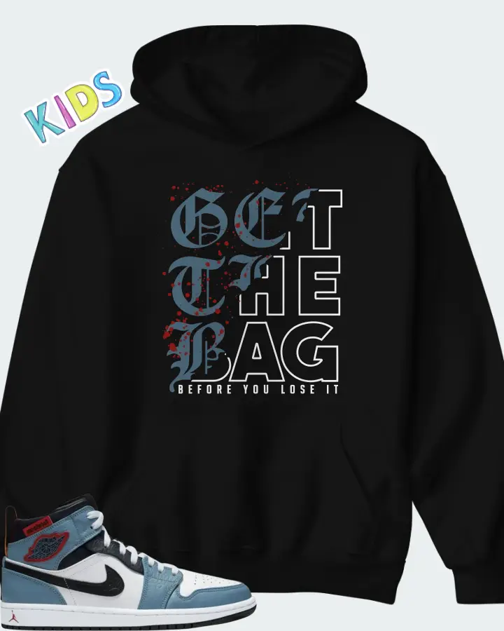 Jordan Facetasm x Air Jordan 1 Mid Fearless Matching Kid's Hoodie