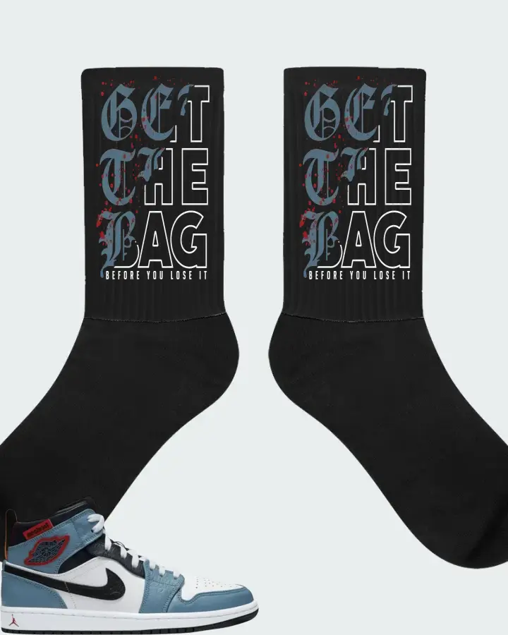 Jordan Facetasm x Air Jordan 1 Mid Fearless Matching Socks