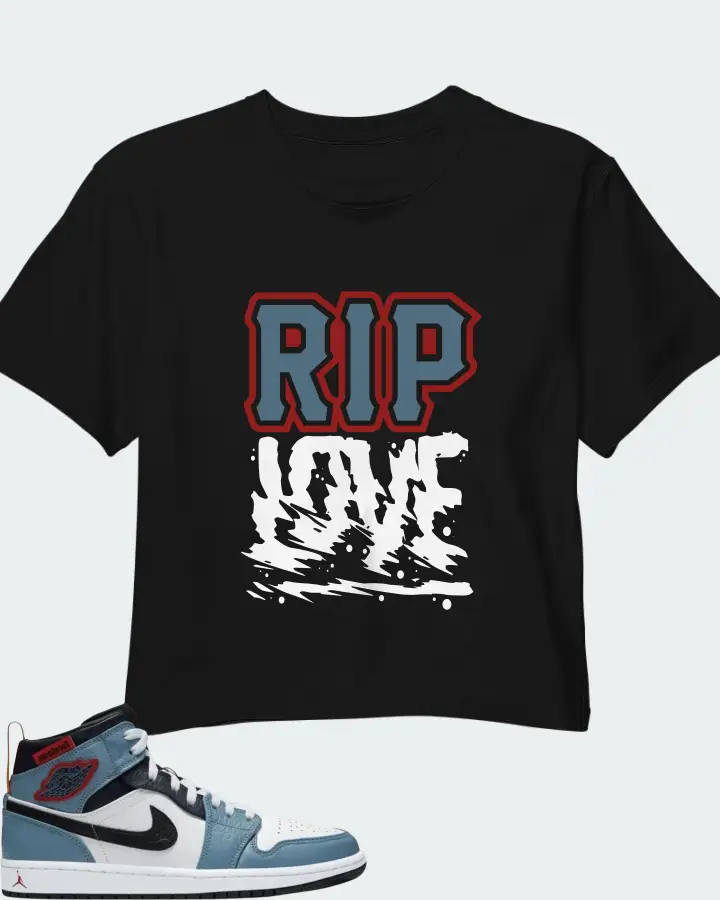 Jordan Facetasm x Air Jordan 1 Mid Fearless Matching Crop Top
