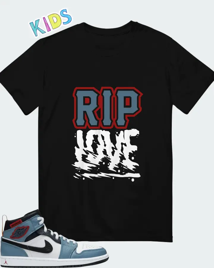 Jordan Facetasm x Air Jordan 1 Mid Fearless Matching Kid's T-Shirt