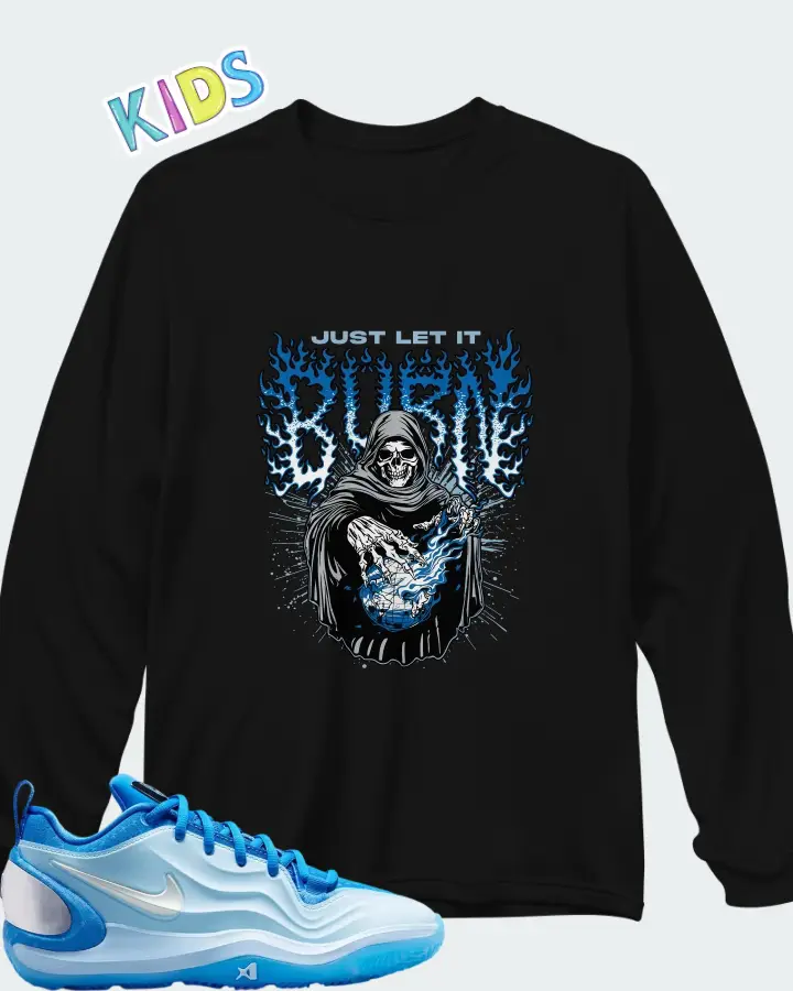 Nike A Two Still Loading Matching Kid's Long Sleeve T-Shirt