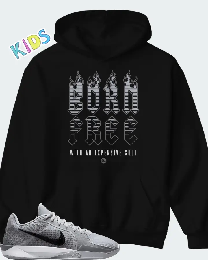 Wmns Nike Sabrina 2 TB Wolf Grey Matching Kid's Hoodie