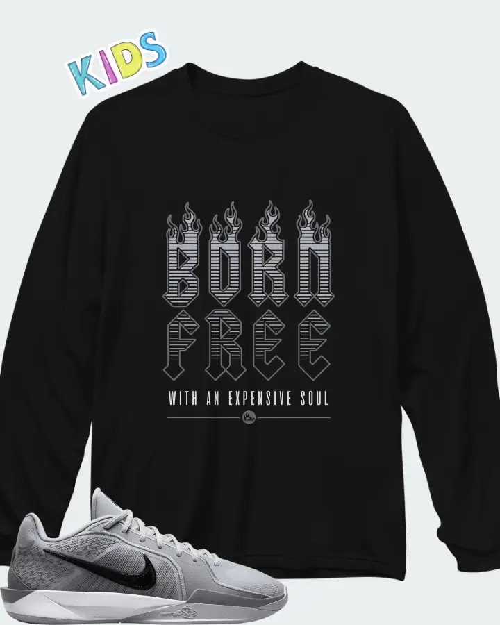 Wmns Nike Sabrina 2 TB Wolf Grey Matching Kid's Long Sleeve T-Shirt