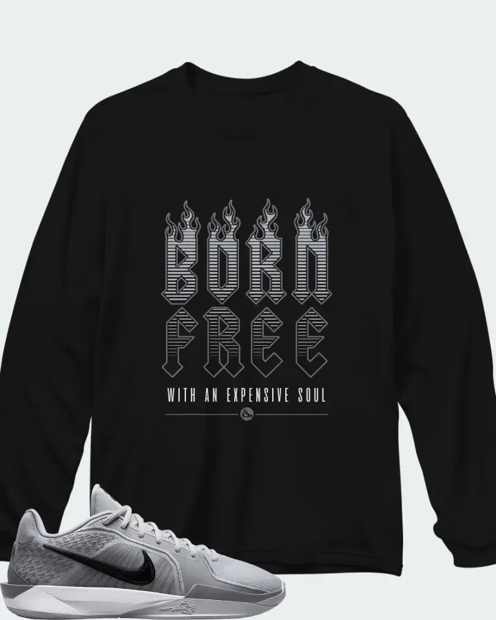 Wmns Nike Sabrina 2 TB Wolf Grey Matching Long Sleeve T-Shirt