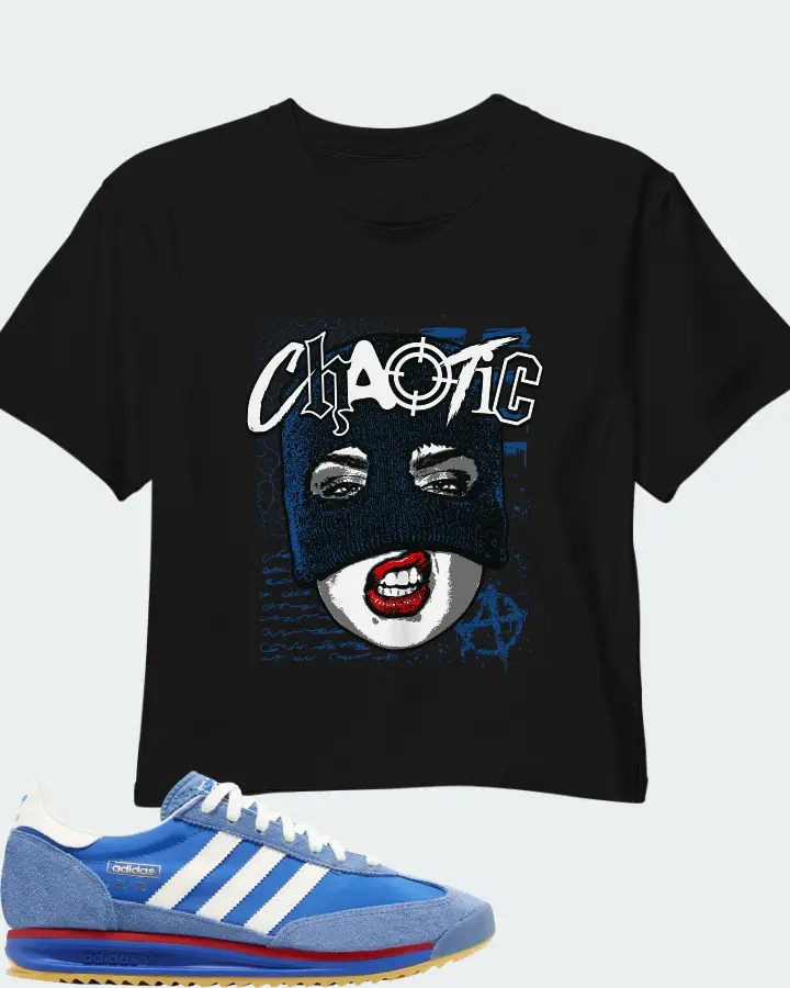 adidas SL72 RS Blue Scarlet Matching Crop Top