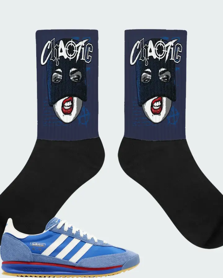 adidas SL72 RS Blue Scarlet Matching Socks