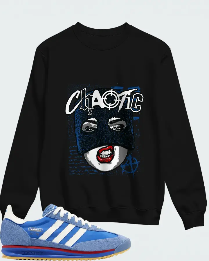 adidas SL72 RS Blue Scarlet Matching Sweatshirt