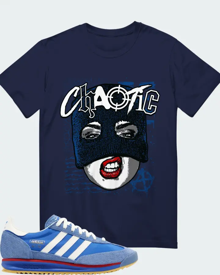adidas SL72 RS Blue Scarlet Matching T-Shirt