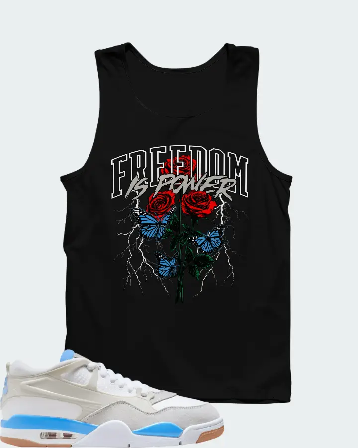 Air Jordan 4 RM University Blue Matching Tank Top