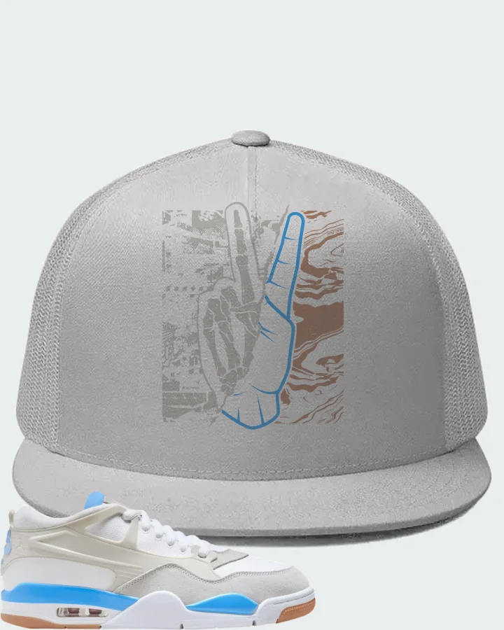 Air Jordan 4 RM University Blue Matching Hat