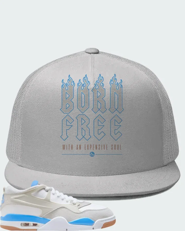 Air Jordan 4 RM University Blue Matching Hat
