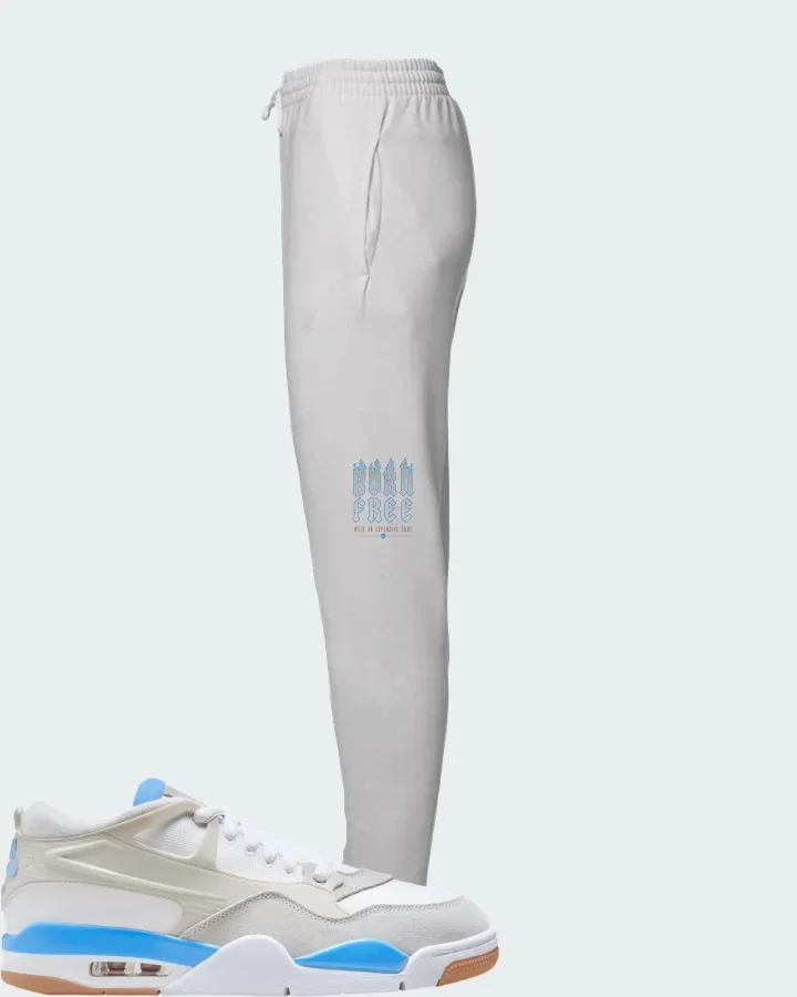 Air Jordan 4 RM University Blue Matching Joggers