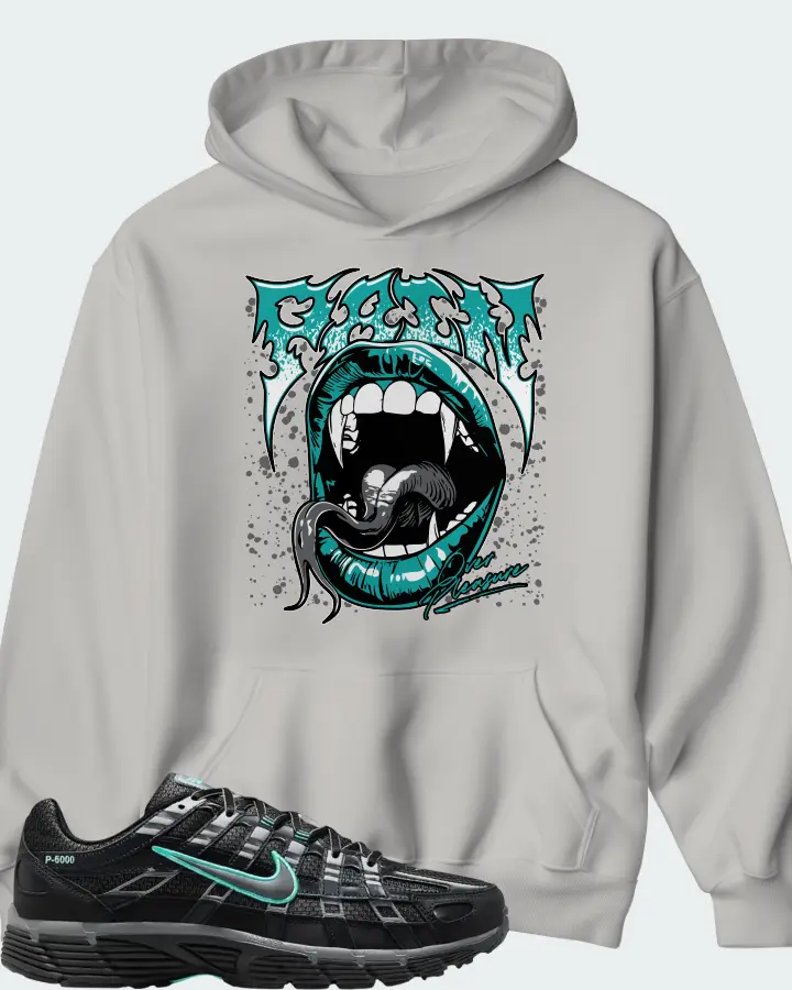 Nike P-6000 Black Hyper Turquoise Matching Hoodie
