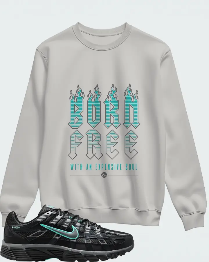 Nike P-6000 Black Hyper Turquoise Matching Sweatshirt