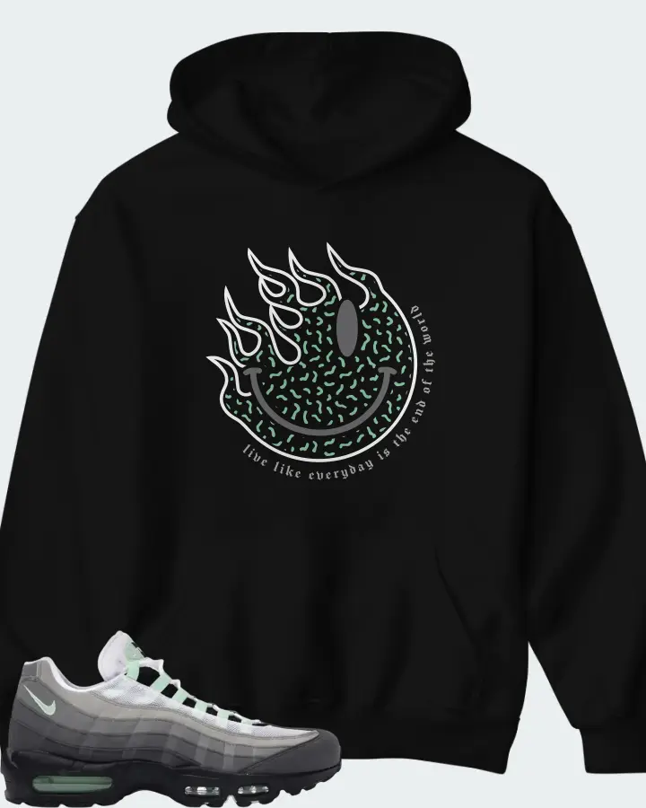 Nike Air Max 95 Big Bubble - Fresh Mint Matching Hoodie