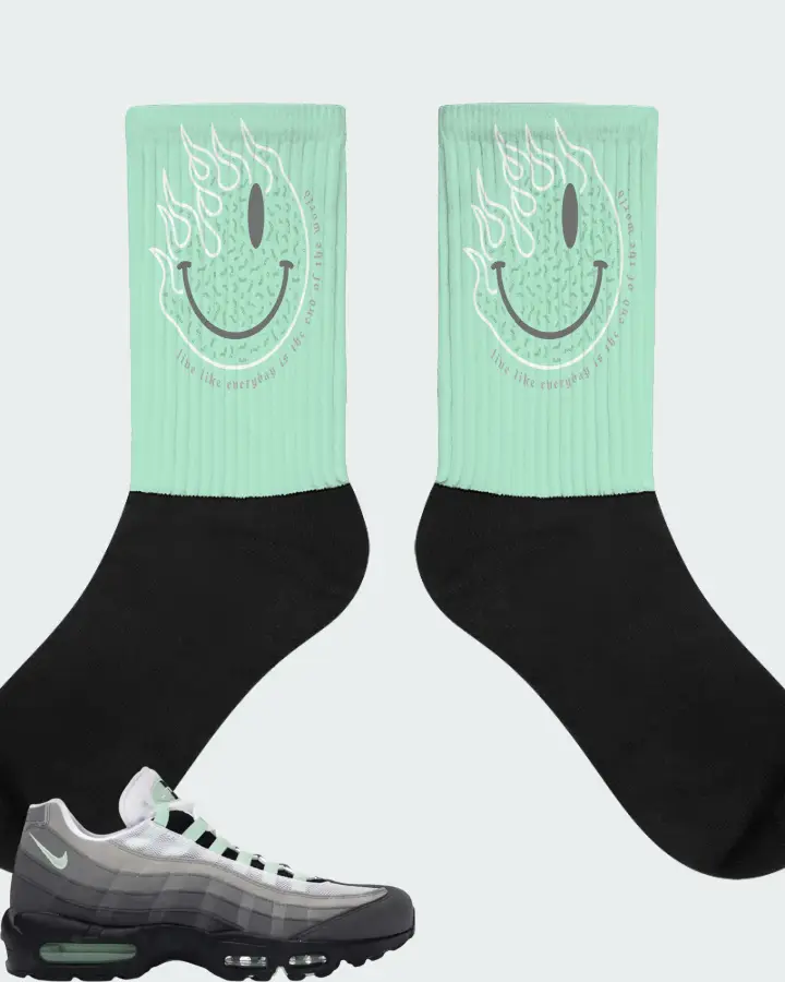 Nike Air Max 95 Big Bubble - Fresh Mint Matching Socks