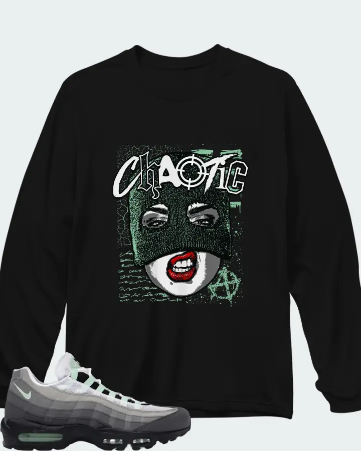 Nike Air Max 95 Big Bubble - Fresh Mint Matching Long Sleeve T-Shirt