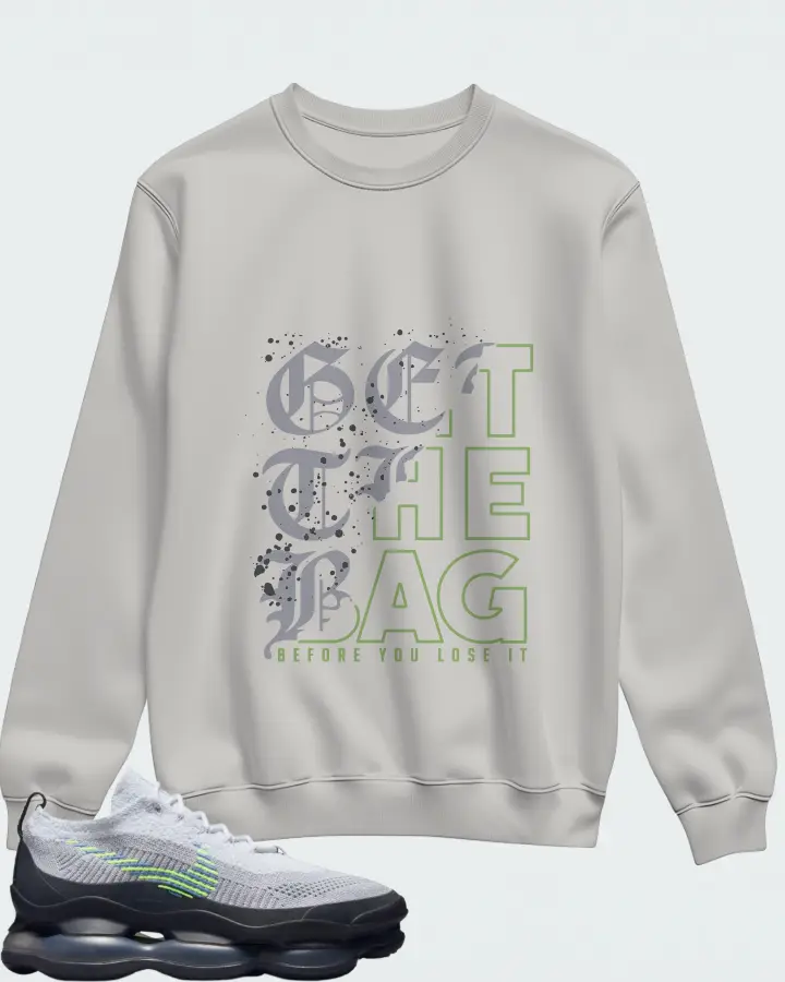 Nike Air Max Scorpion FK Wolf Grey Matching Sweatshirt