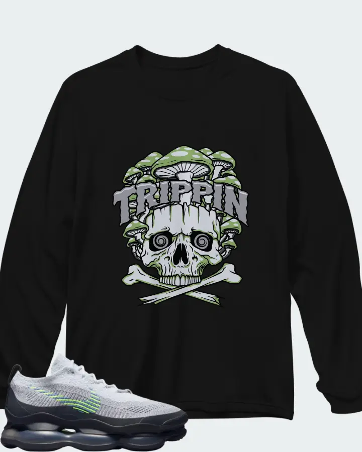 Nike Air Max Scorpion FK Wolf Grey Matching Long Sleeve T-Shirt