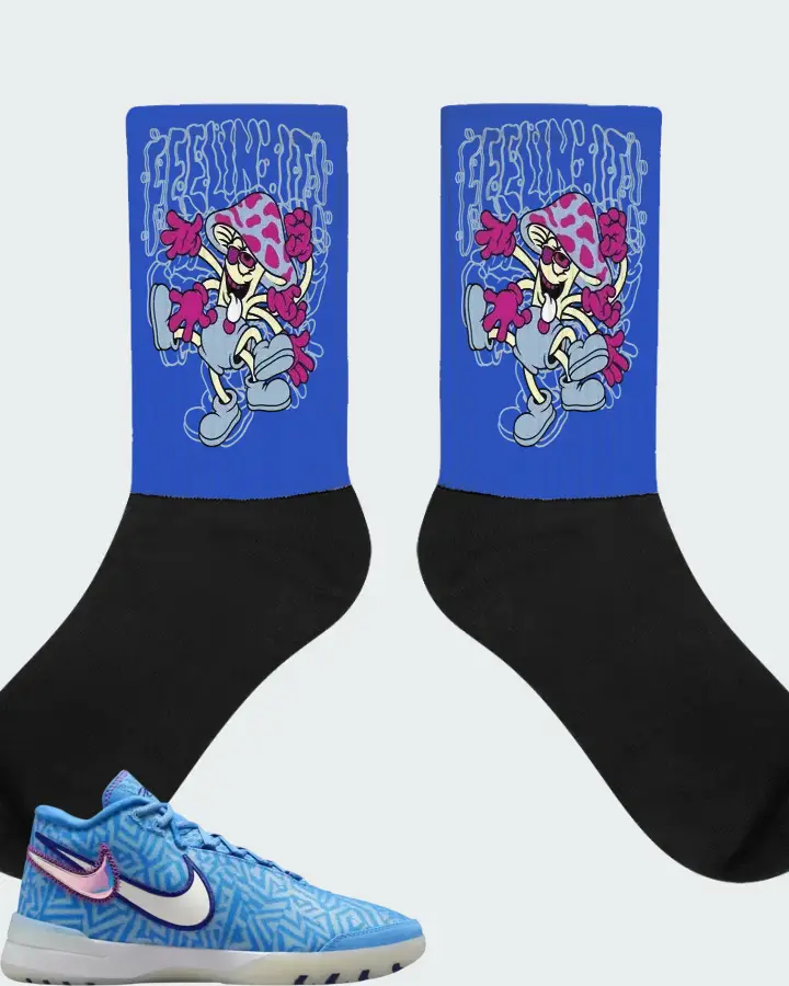 Nike Zoom Lebron NXXT Genisus University Blue White Matching Socks