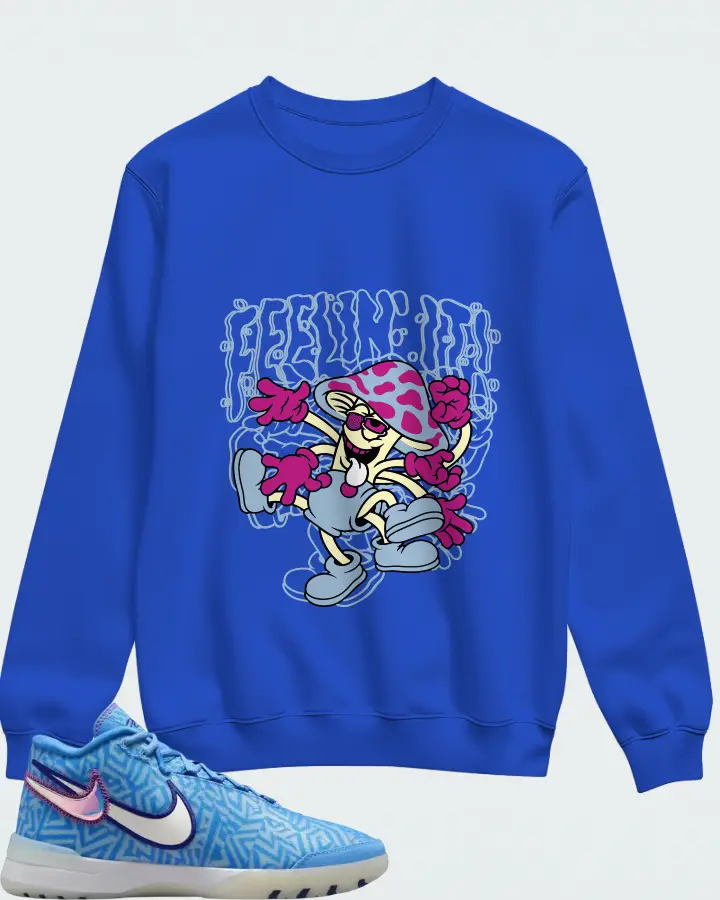 Nike Zoom Lebron NXXT Genisus University Blue White Matching Sweatshirt