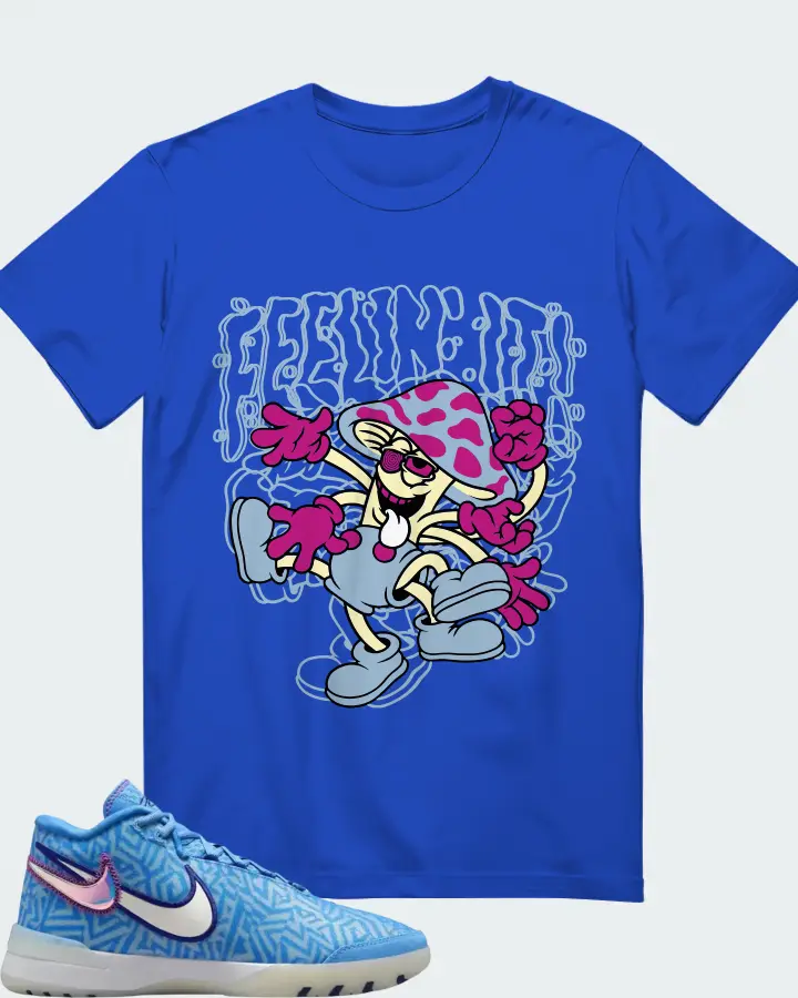 Nike Zoom Lebron NXXT Genisus University Blue White Matching T-Shirt