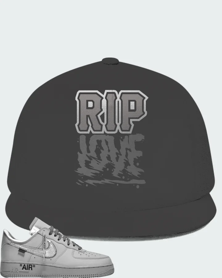 Nike Air Force 1 Low x Off-White Ghost Grey Matching Hat