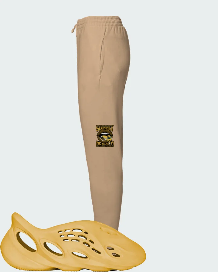 Yeezy Foam Runner Ochre Matching Joggers
