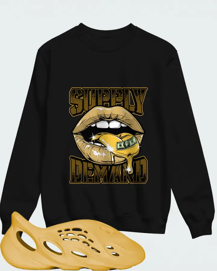 Yeezy Foam Runner Ochre Matching Sweatshirt