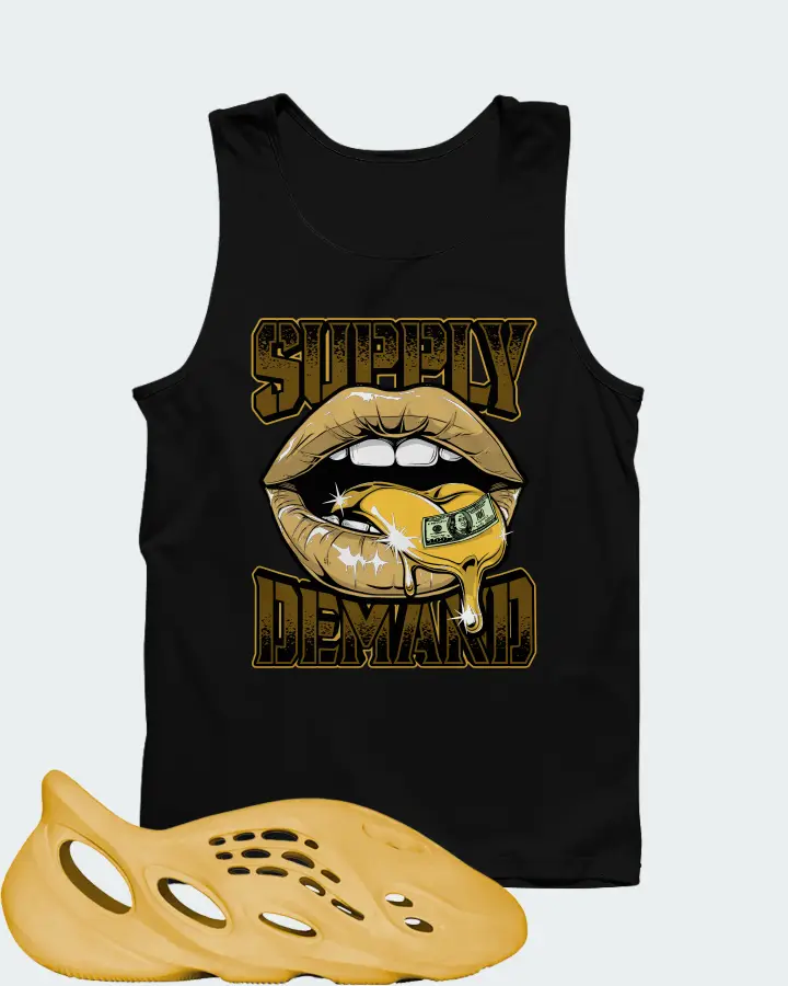 Yeezy Foam Runner Ochre Matching Tank Top