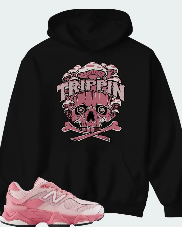New Balance 9060 Lace Big Kid Pink Salt Matching Hoodie
