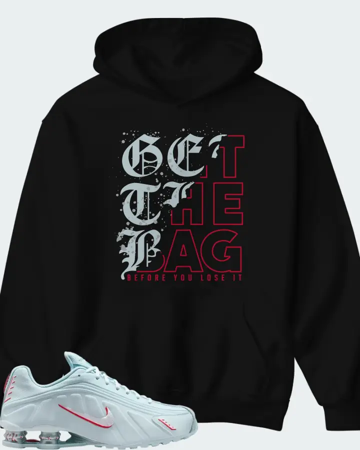 Shox R4 'Glacier Blue and University Red Matching Hoodie