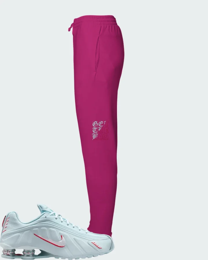 Shox R4 'Glacier Blue and University Red Matching Joggers