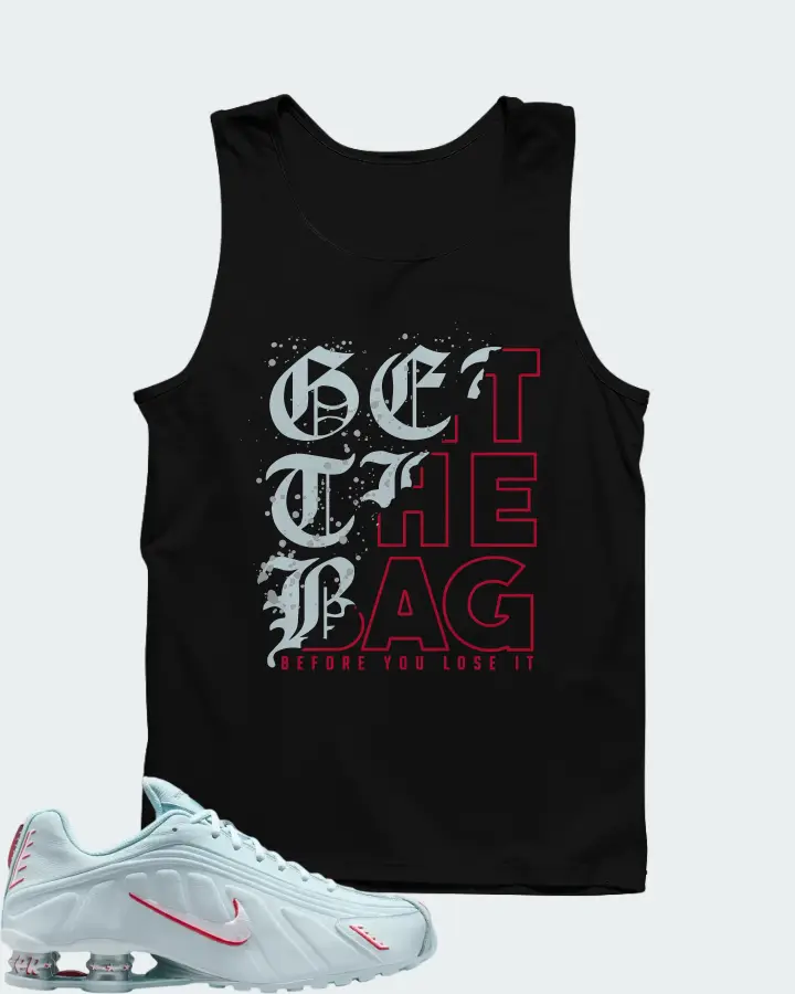 Shox R4 'Glacier Blue and University Red Matching Tank Top