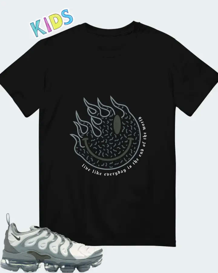 Nike Air VaporMax Plus Light Silver Mica Green (Women's) Matching Kid's T-Shirt
