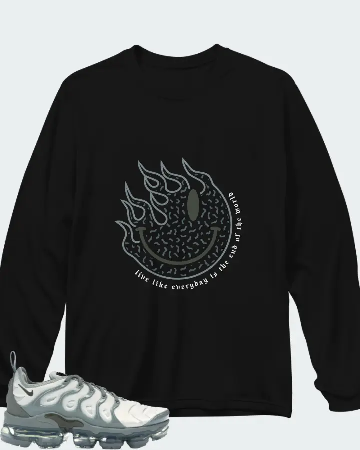 Nike Air VaporMax Plus Light Silver Mica Green (Women's) Matching Long Sleeve T-Shirt
