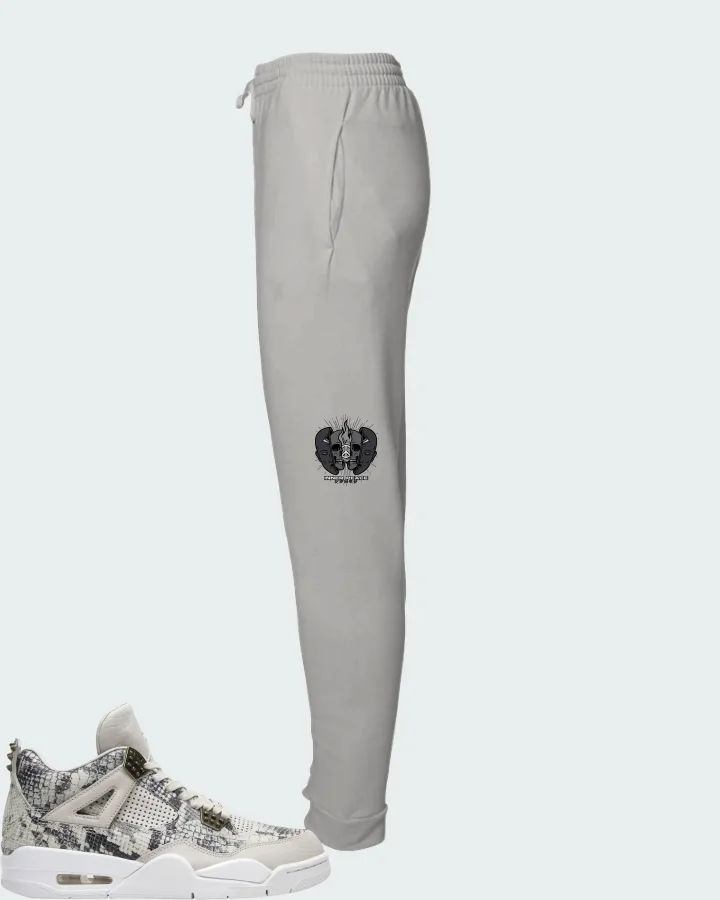 Air Jordan 4 Retro Snakeskin Matching Joggers
