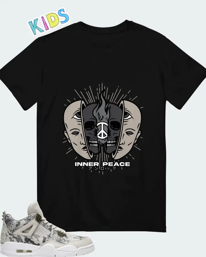 Air Jordan 4 Retro Snakeskin Matching Kid's T-Shirt