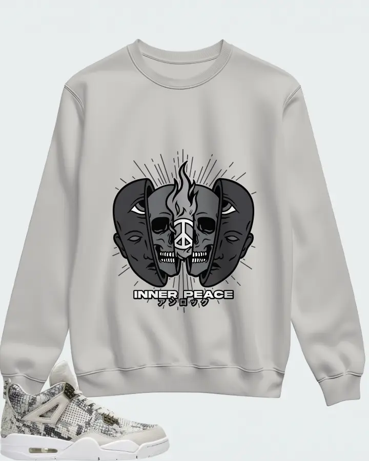 Air Jordan 4 Retro Snakeskin Matching Sweatshirt